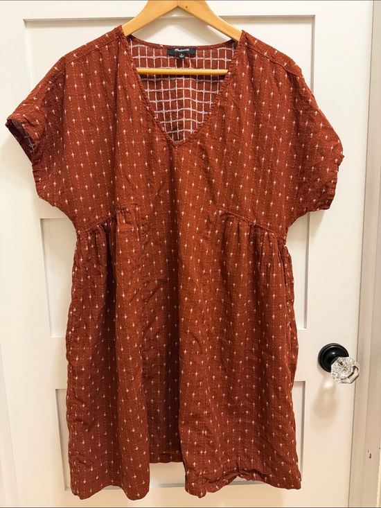 Madewell Dresses & Skirts - Madewell size medium Rust T shirt dress